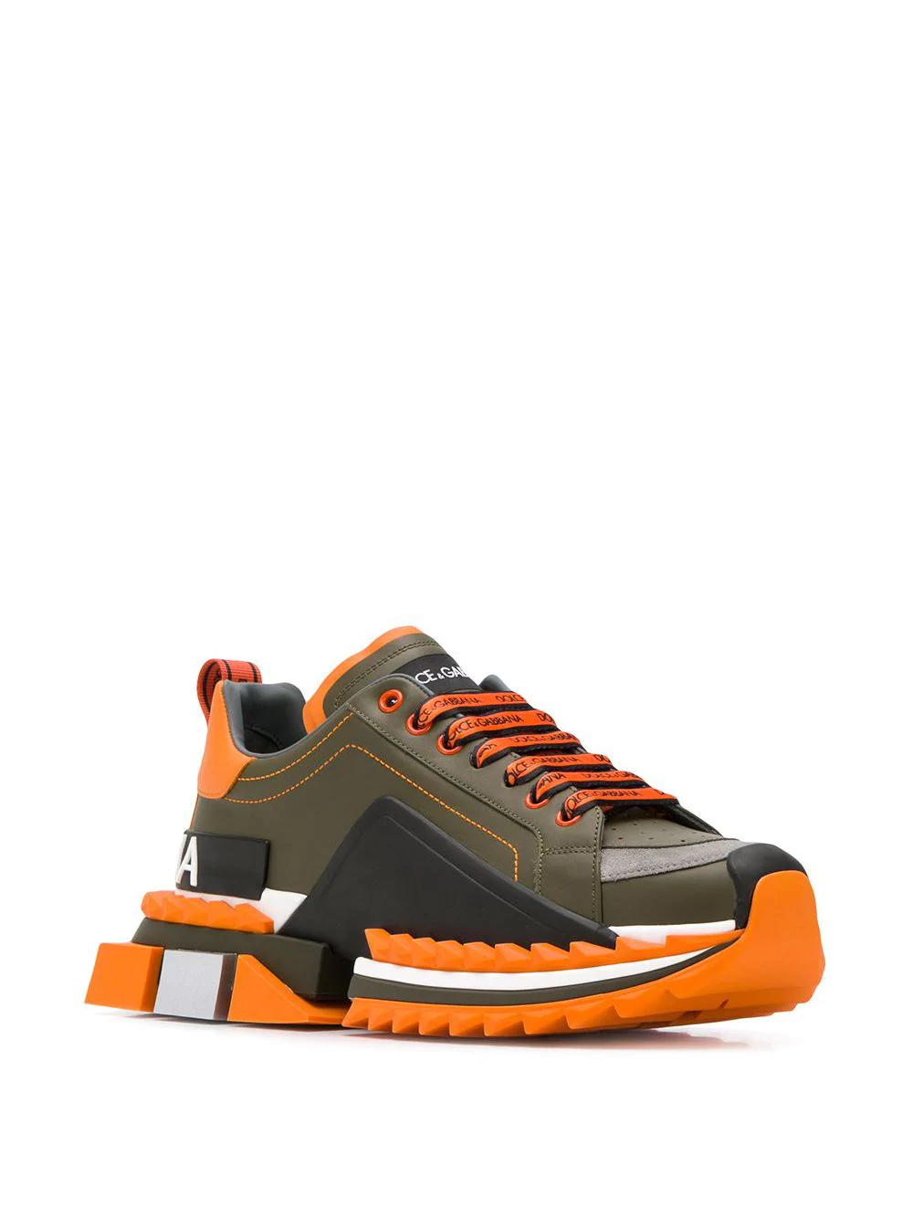 Dolce & Gabbana Green/Orange Leather Super King