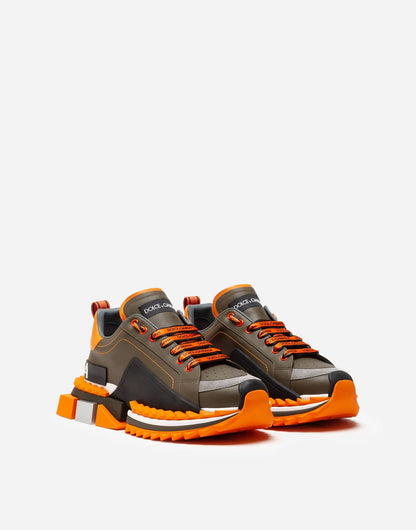 Dolce & Gabbana Green/Orange Leather Super King